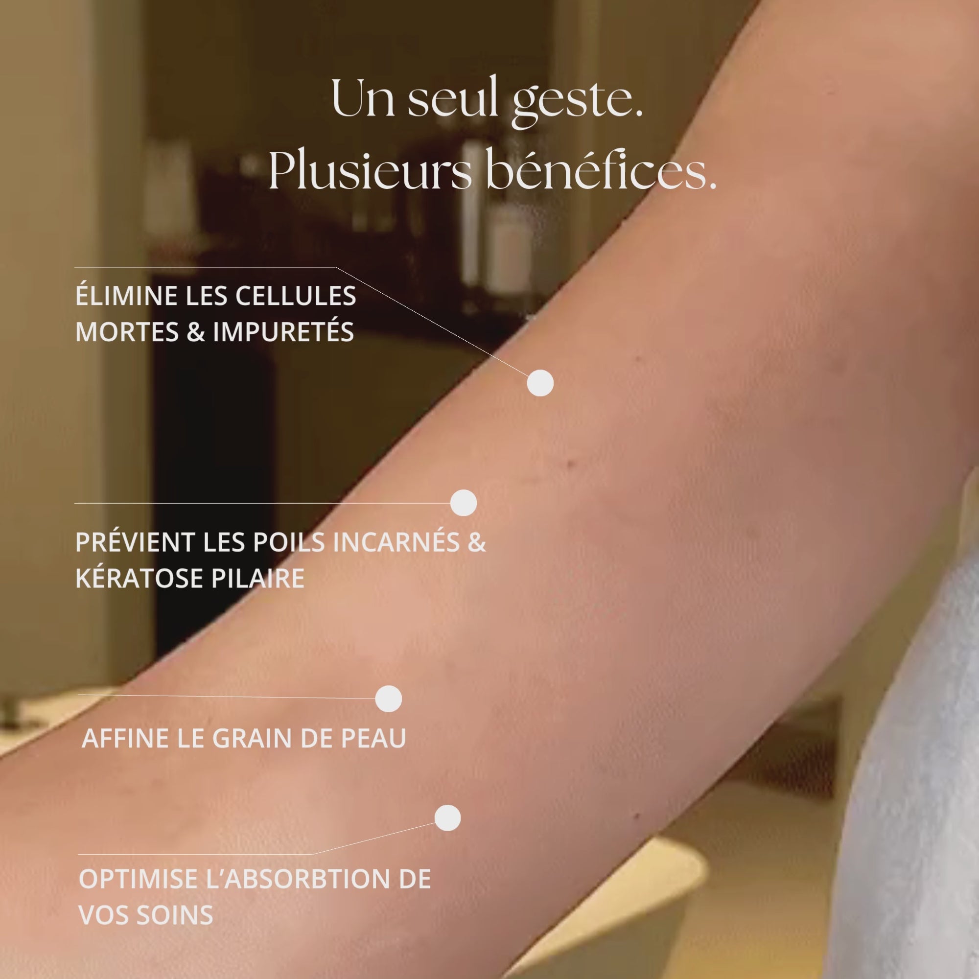 Gant en soie - Corps